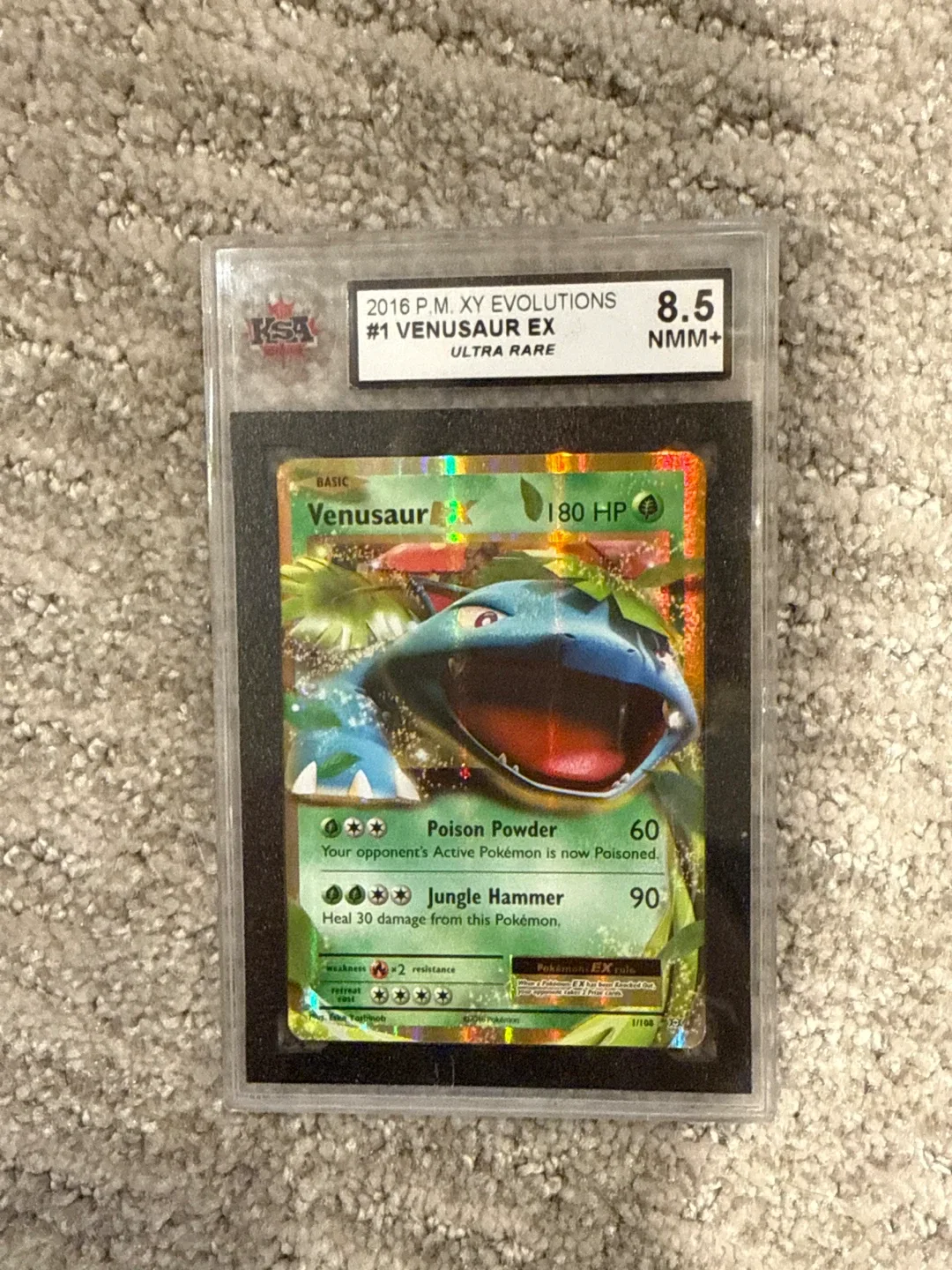 Venusaur Pokemon Card - XY Evolutions 1/108