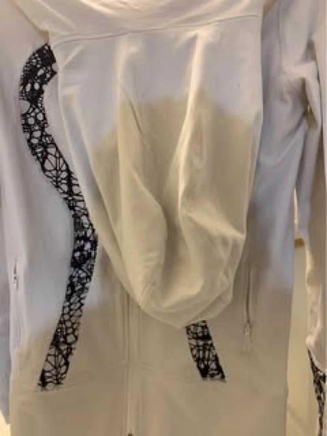 Lululemon White Full Zip Hoodie image indicator(3)