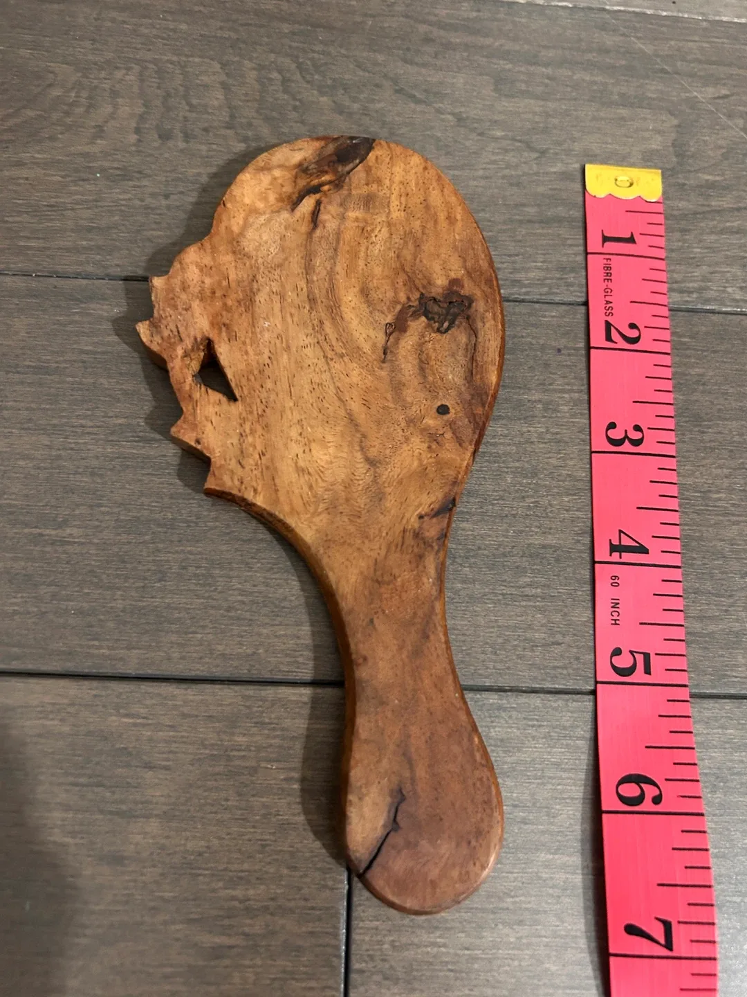 Hand Carved Wooden Hand Mirror image indicator(2)