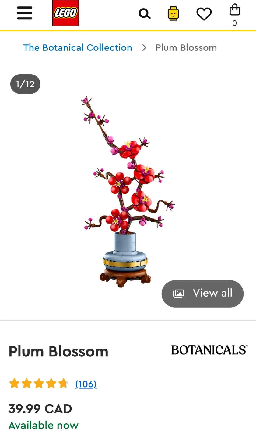 LEGO Plum Blossom