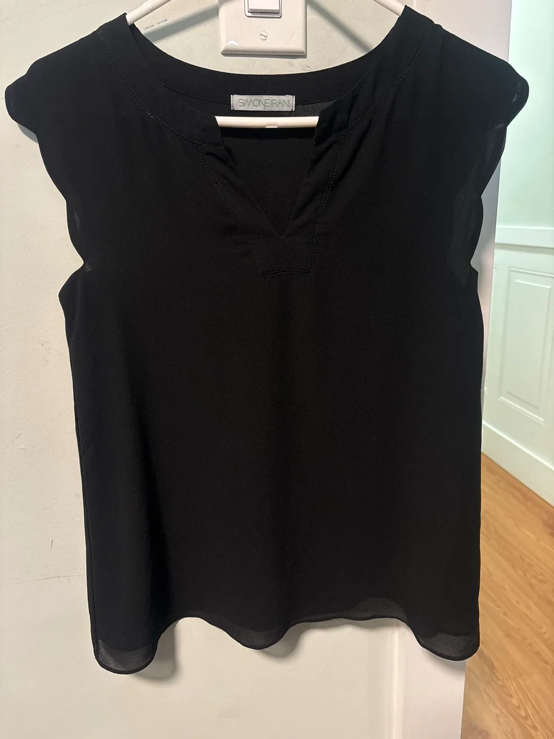 Simone Ran Black Blouse