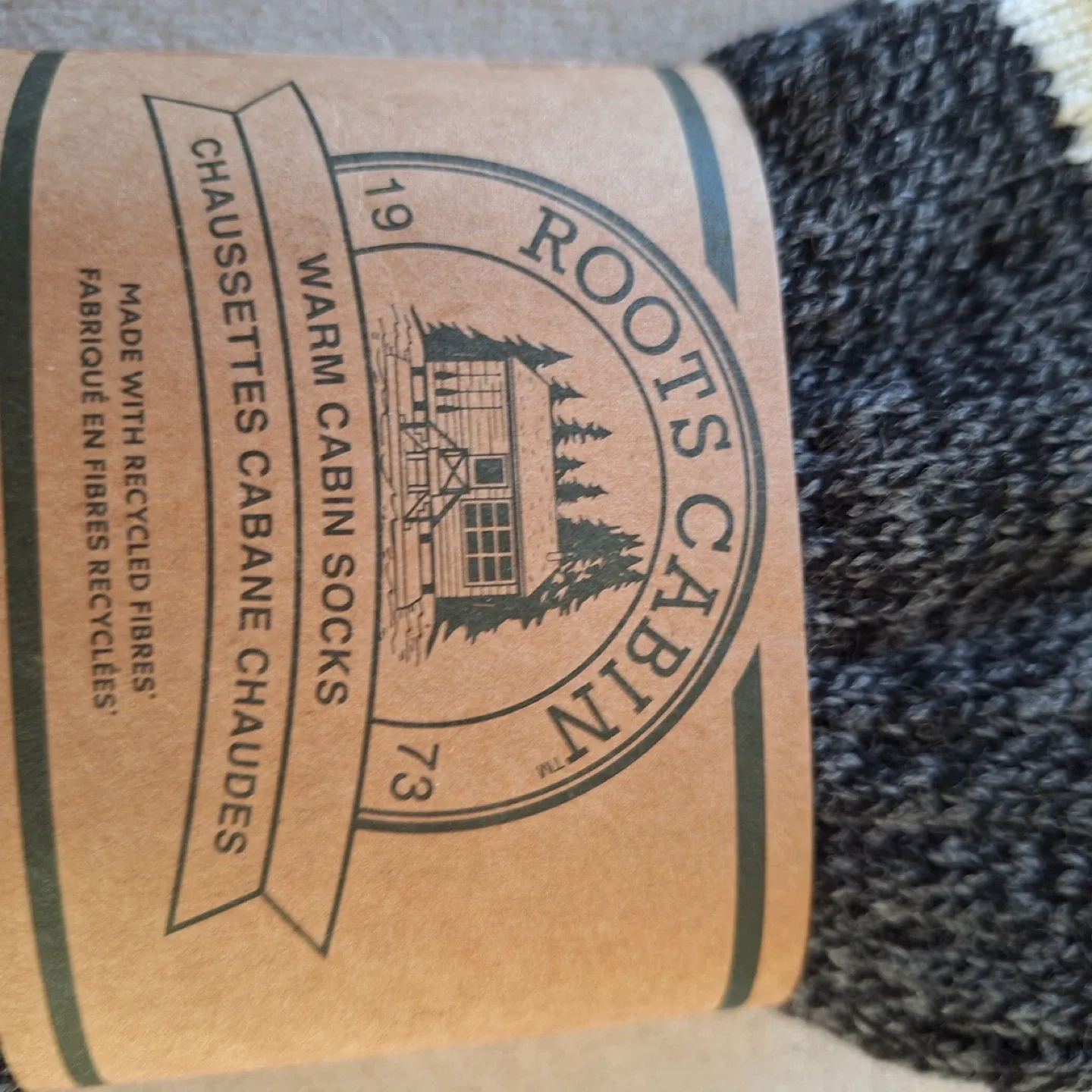 Roots Cabin Socks - Size S/M - New image indicator(2)