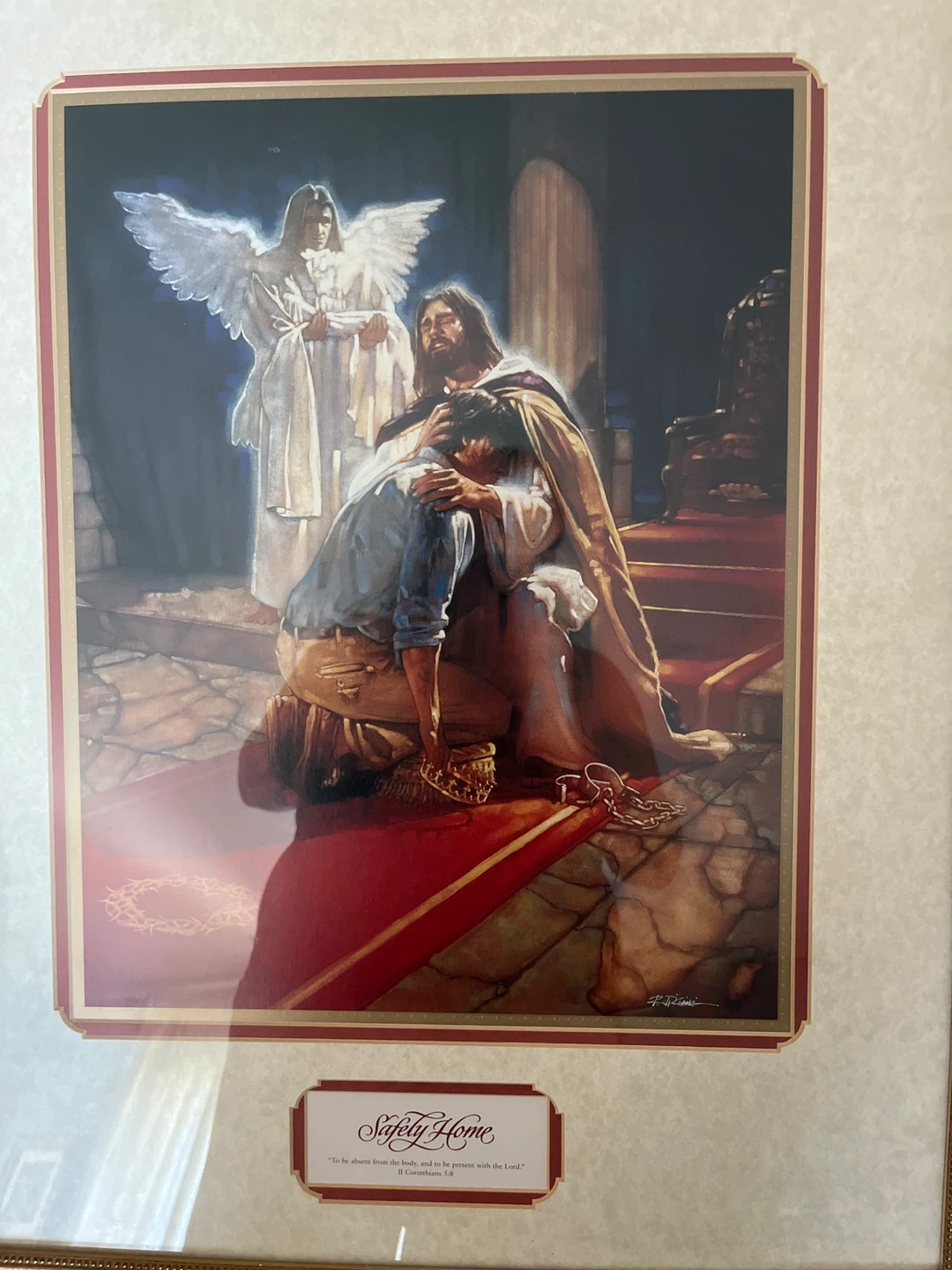 Vintage Wall picture frame of Jesus - photo 2