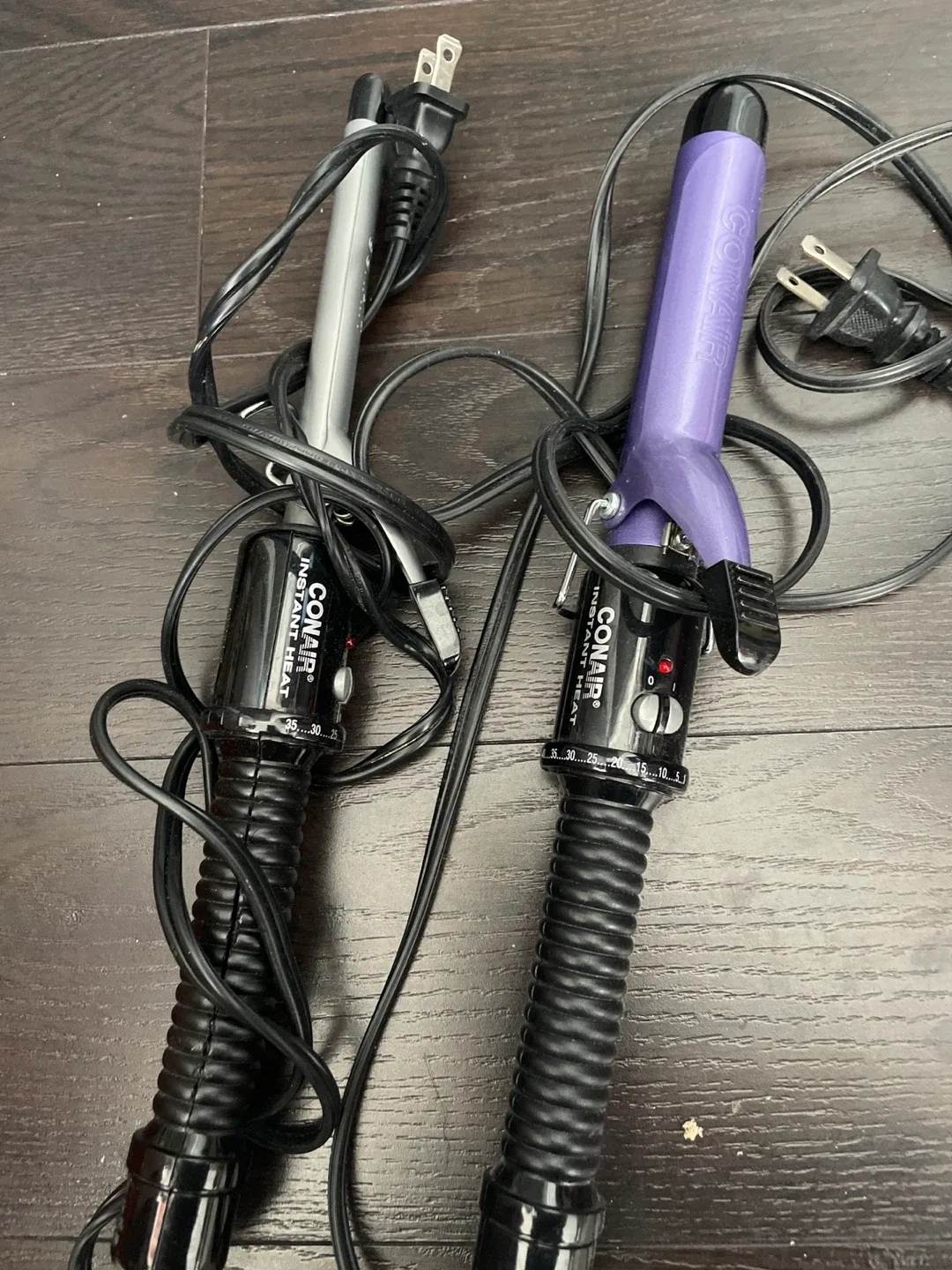 Conair Instant Heat Curling Irons - Set of 2 thumbnail