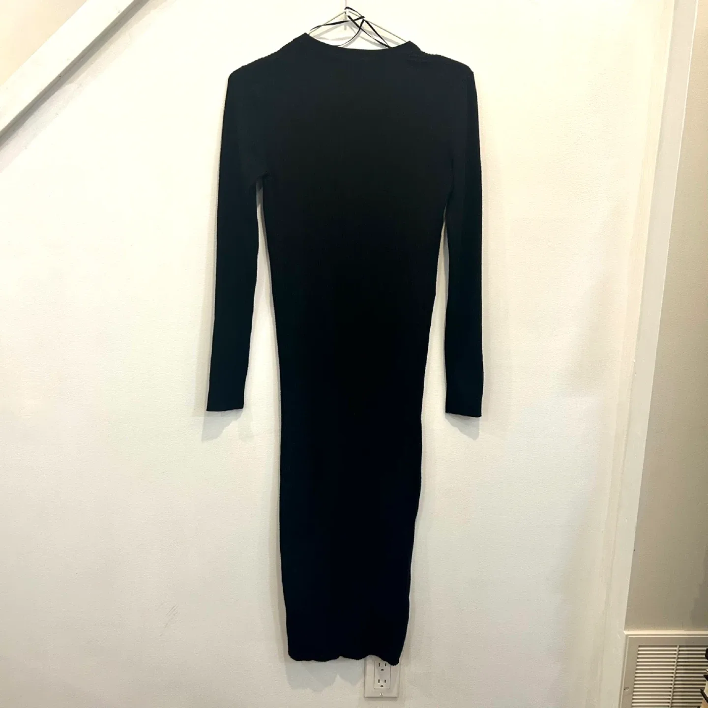 NWT Dynamite Black XS Button-Up Dress image indicator(3)