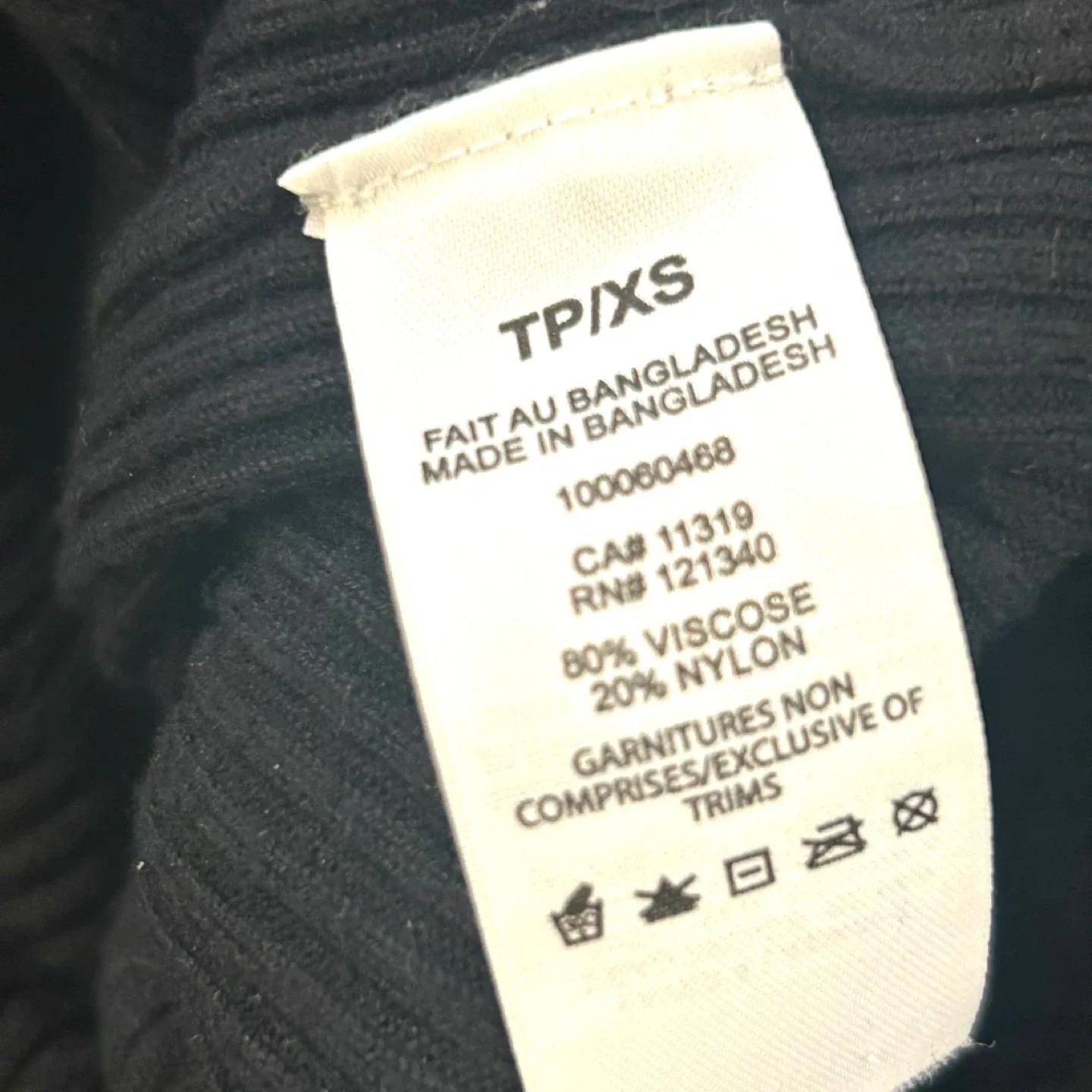 NWT Dynamite Black XS Button-Up Dress image indicator(5)