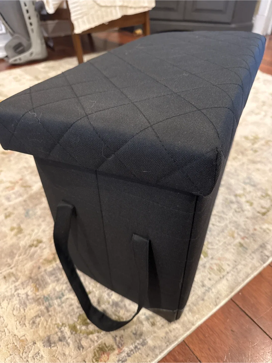 Black Storage Ottoman Bench image indicator(5)