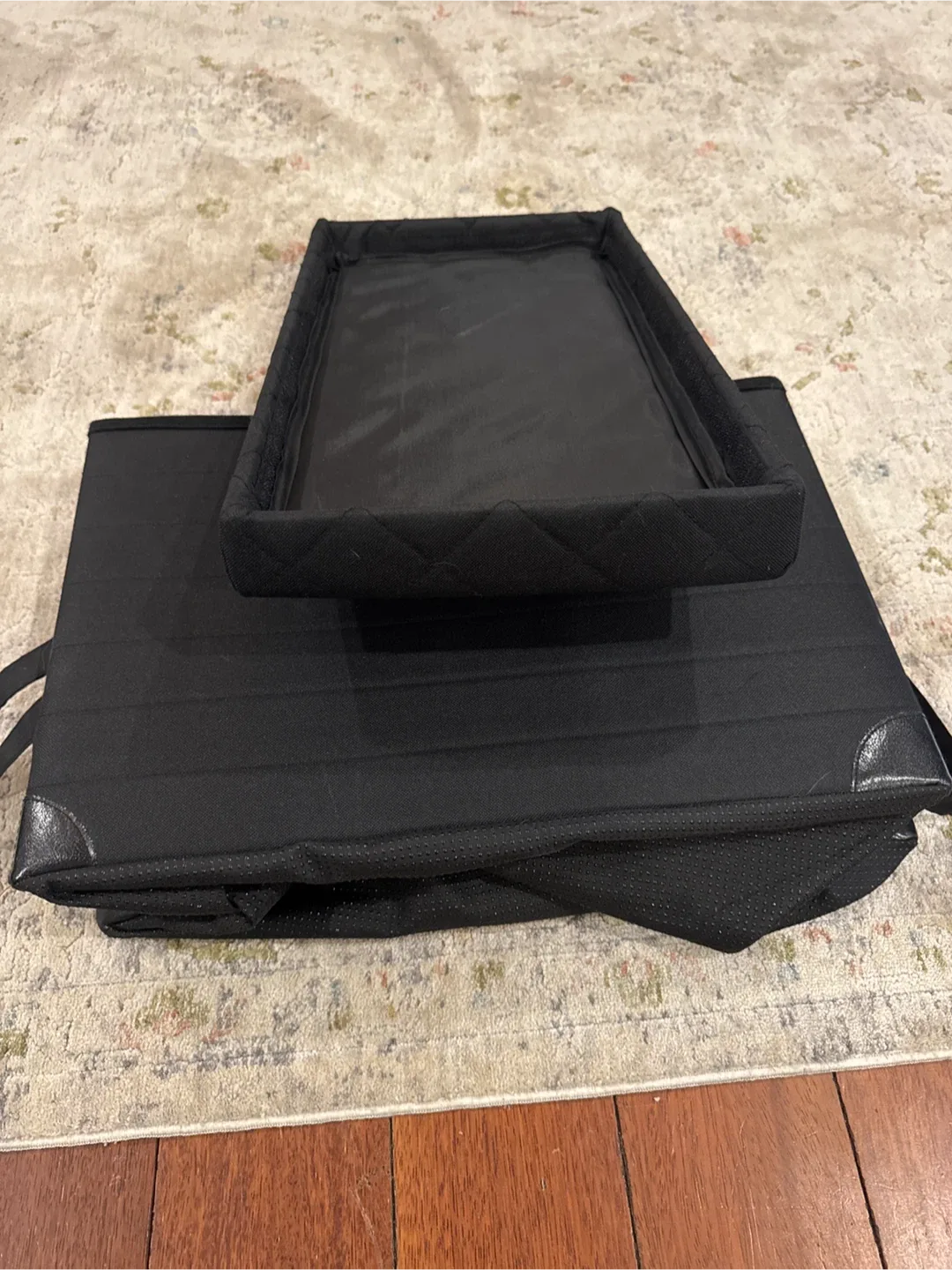 Black Storage Ottoman Bench image indicator(4)