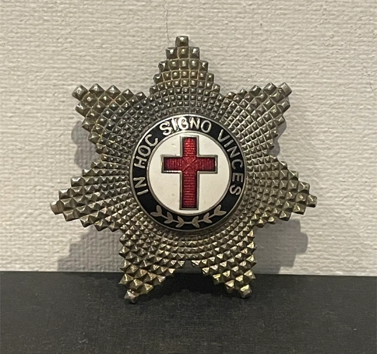 Vintage Masonic Lodge Knights Templar Enamel Badge/Medal image indicator(2)