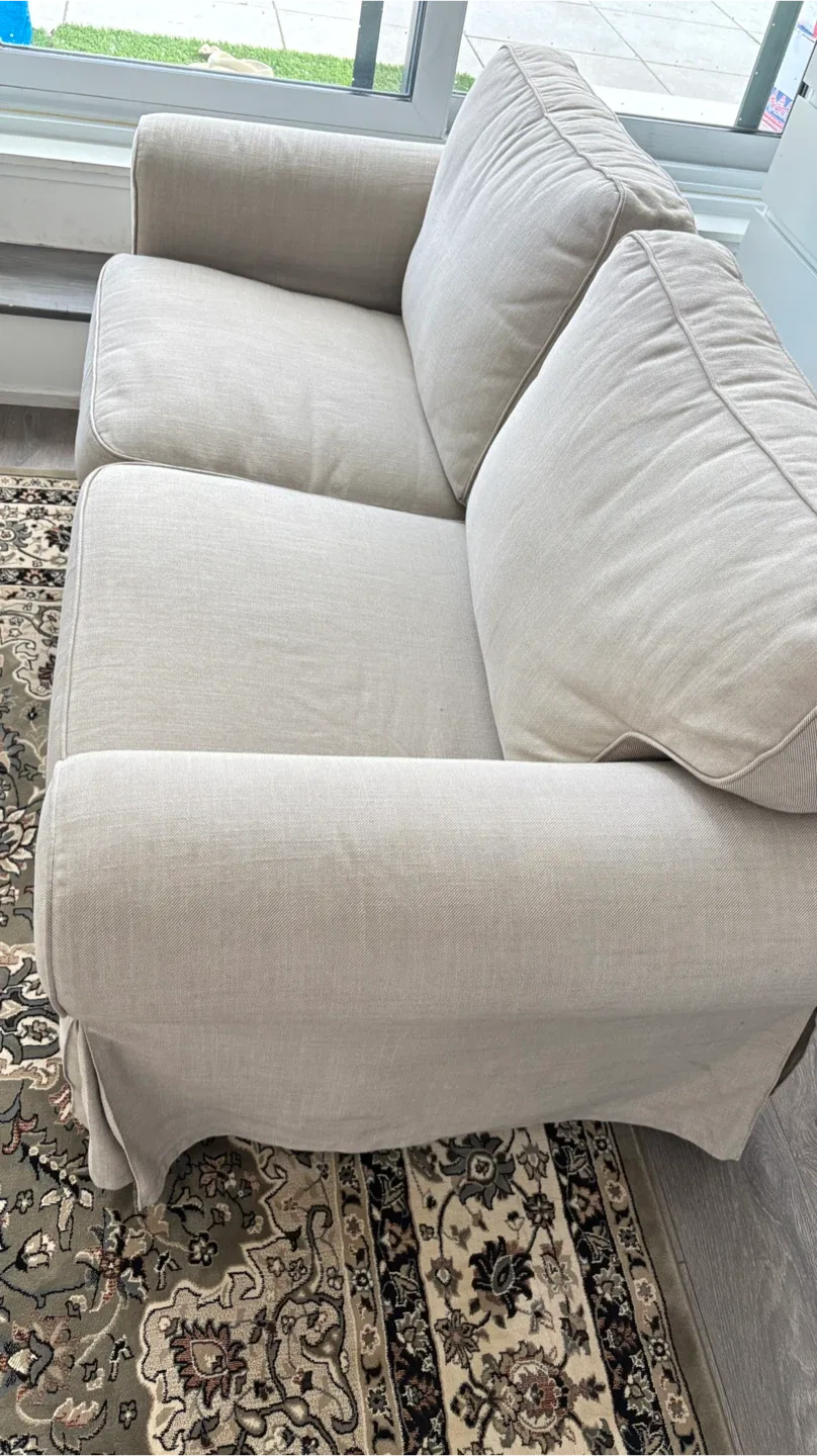 Beige Loveseat Sofa image indicator(5)