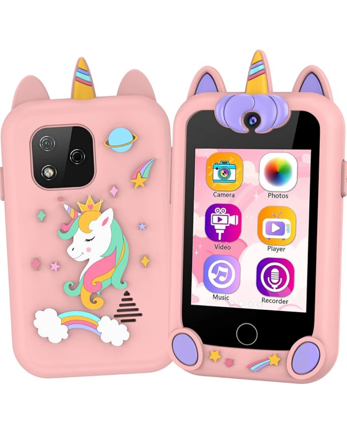 Pink Unicorn Kids Camera Toy