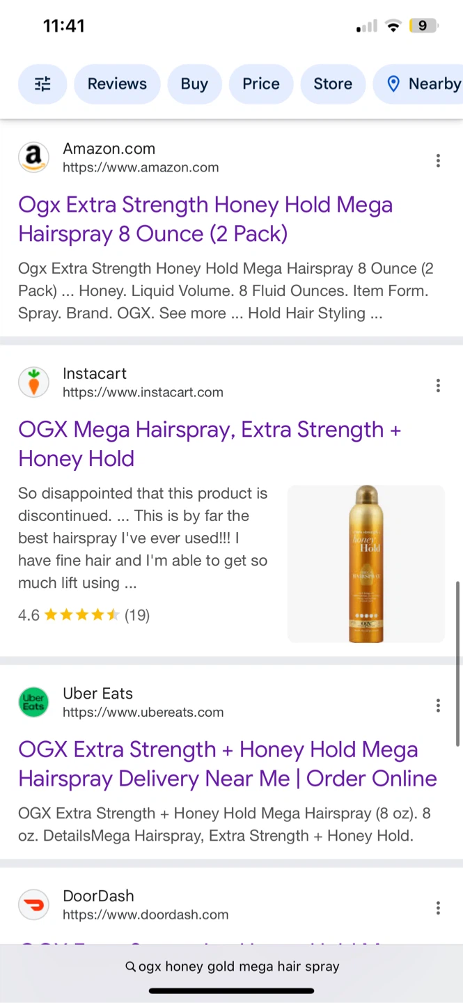 Exclusive & Rare - Extra Strength Honey Hold Mega Hairspray - photo 4