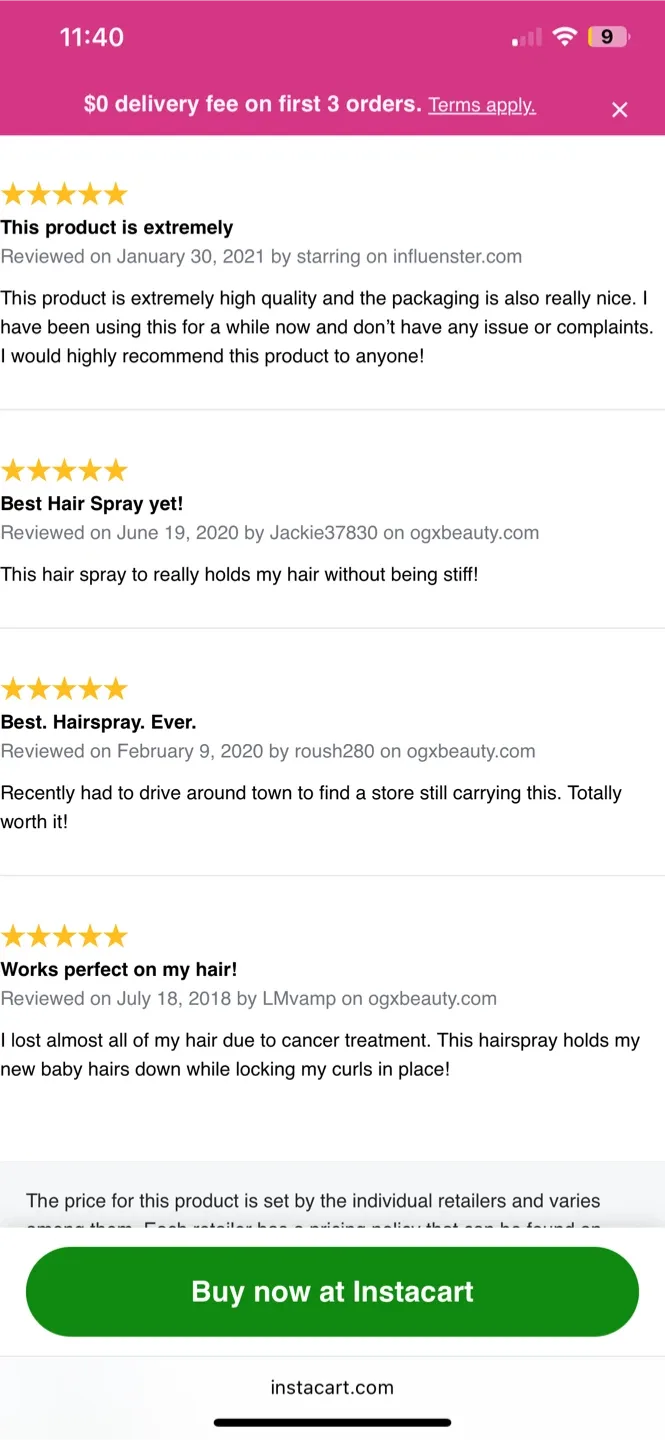 Rare - Extra Strength Honey Hold Mega Hairspray image indicator(3)