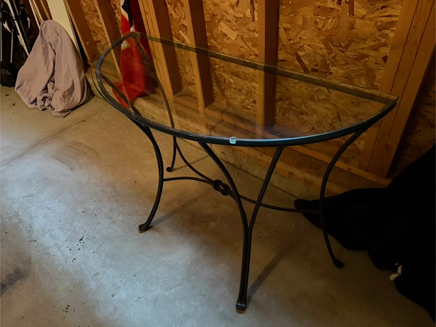 Glass Top Metal Frame Coffee Table set image indicator(5)