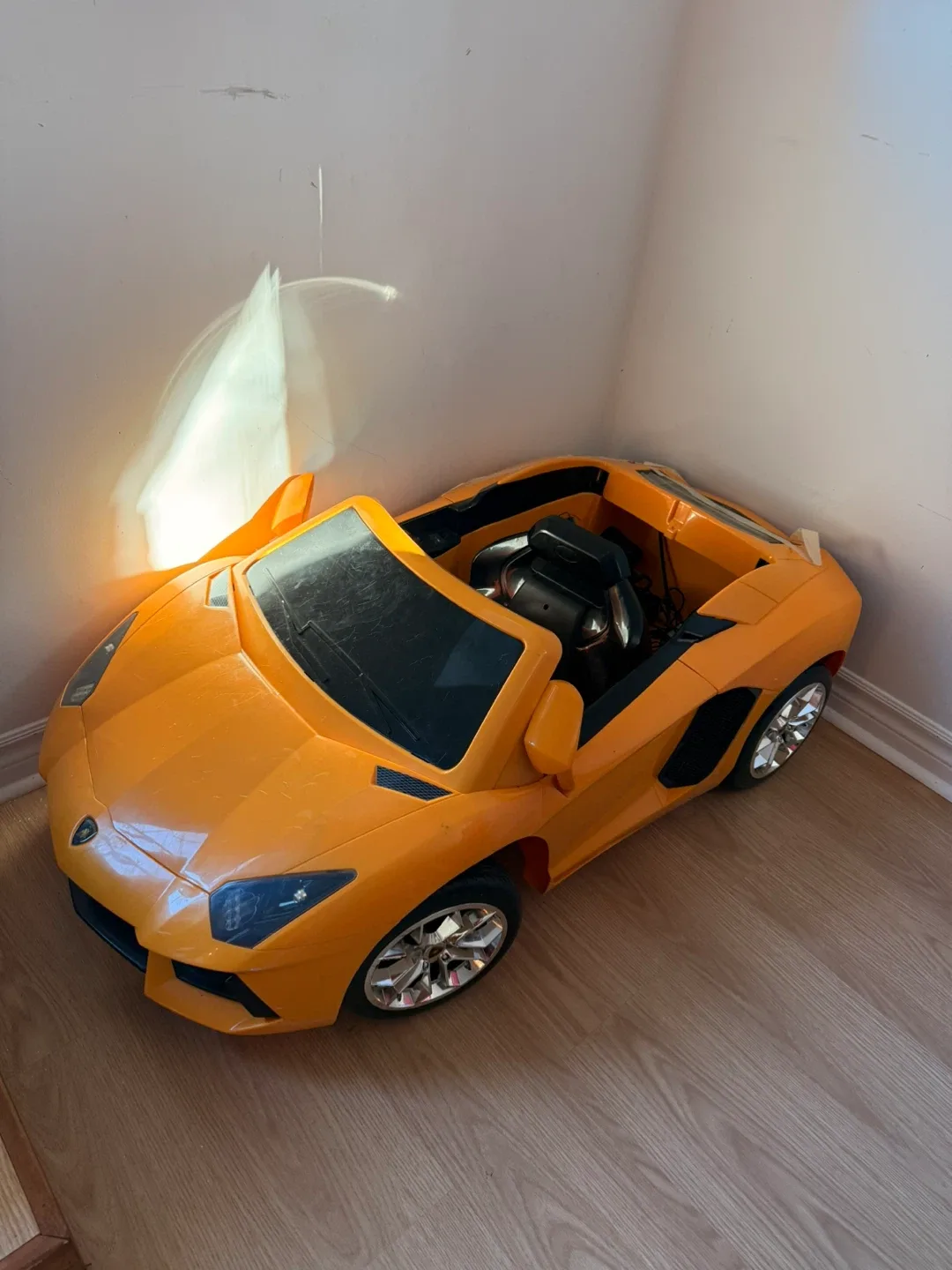 Lamborghini Kids Ride-On Car, Yellow