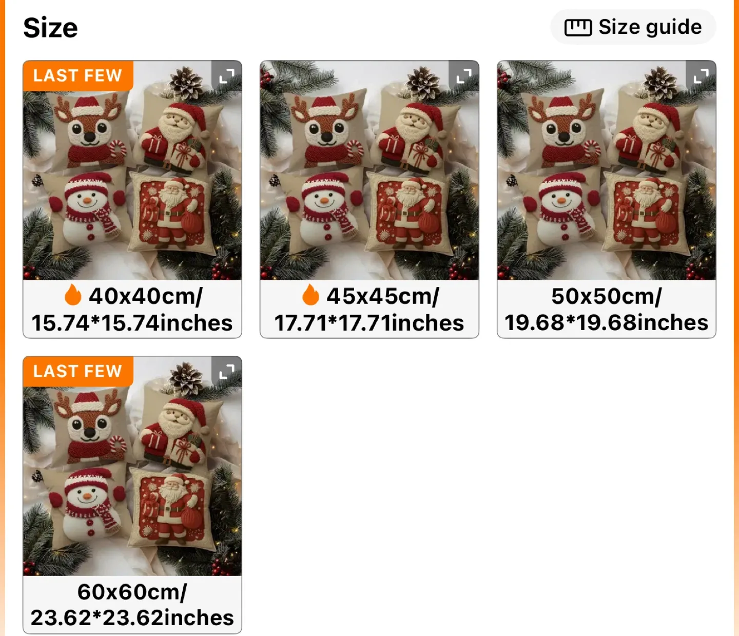 4 pcs Christmas Decorative Throw Pillow Covers, image indicator(3)