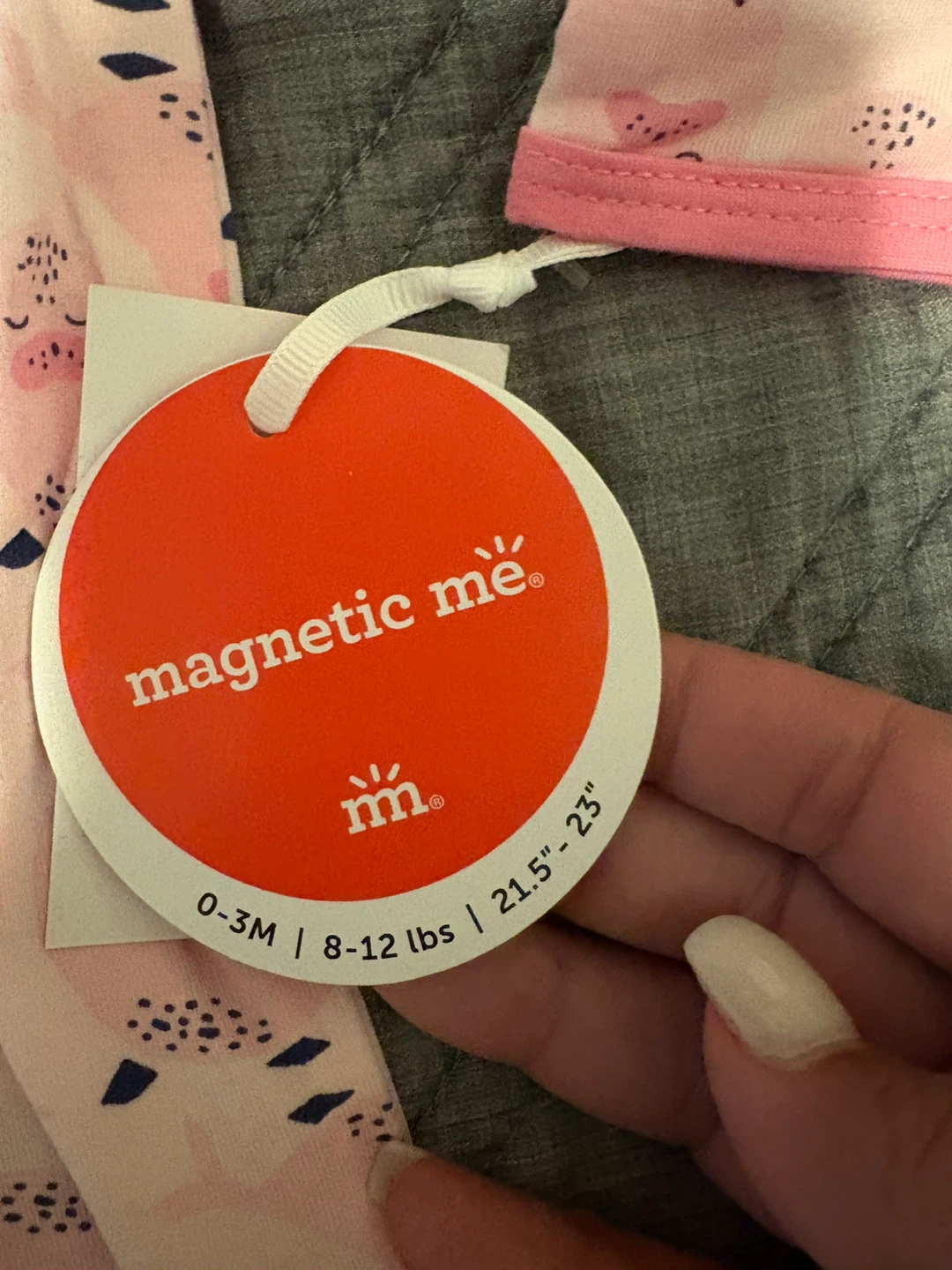 New Magnetic Me Pink Modal Footie 0-3 Months - photo 2