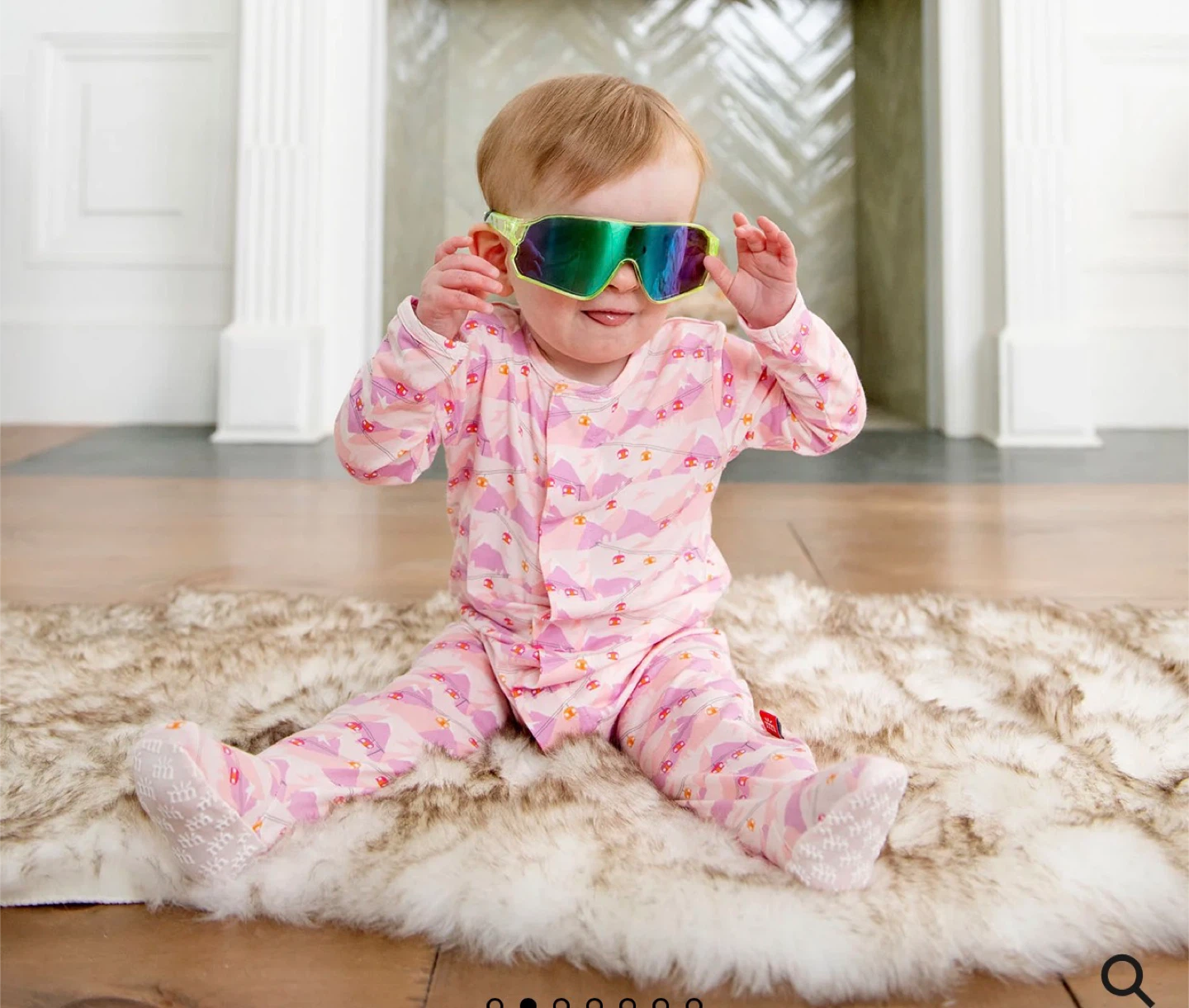 New Magnetic Me Pink Modal Footie 0-3 Months