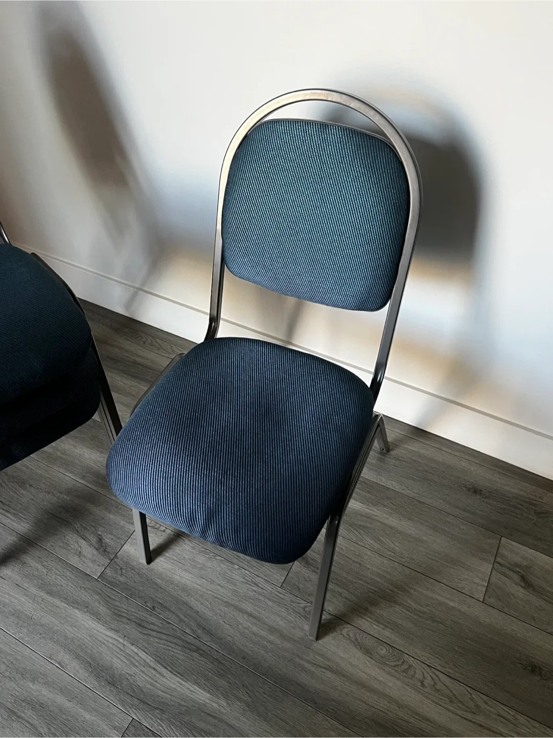 Stackable Blue Padded Chairs image indicator(5)