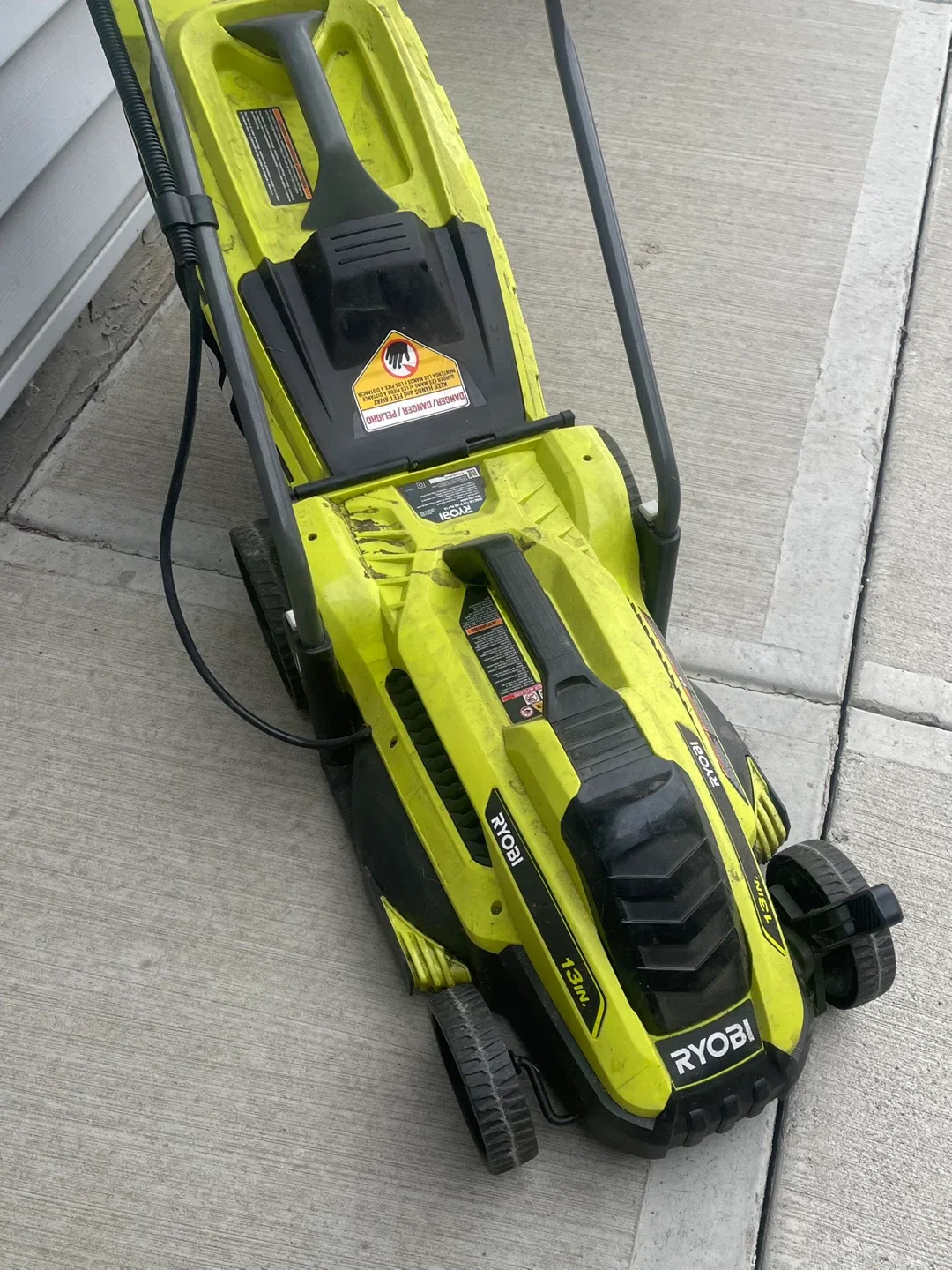 Electric Lawn Mower image indicator(4)