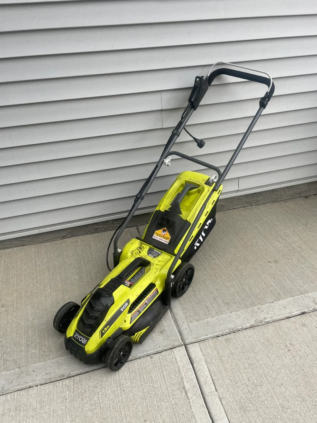 Electric Lawn Mower image indicator(2)