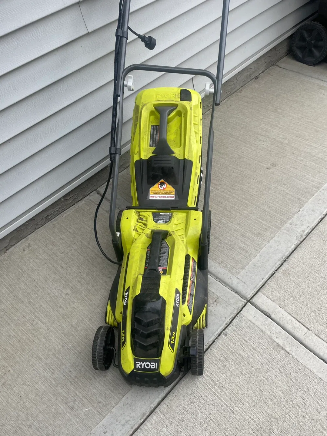 Electric Lawn Mower image indicator(3)