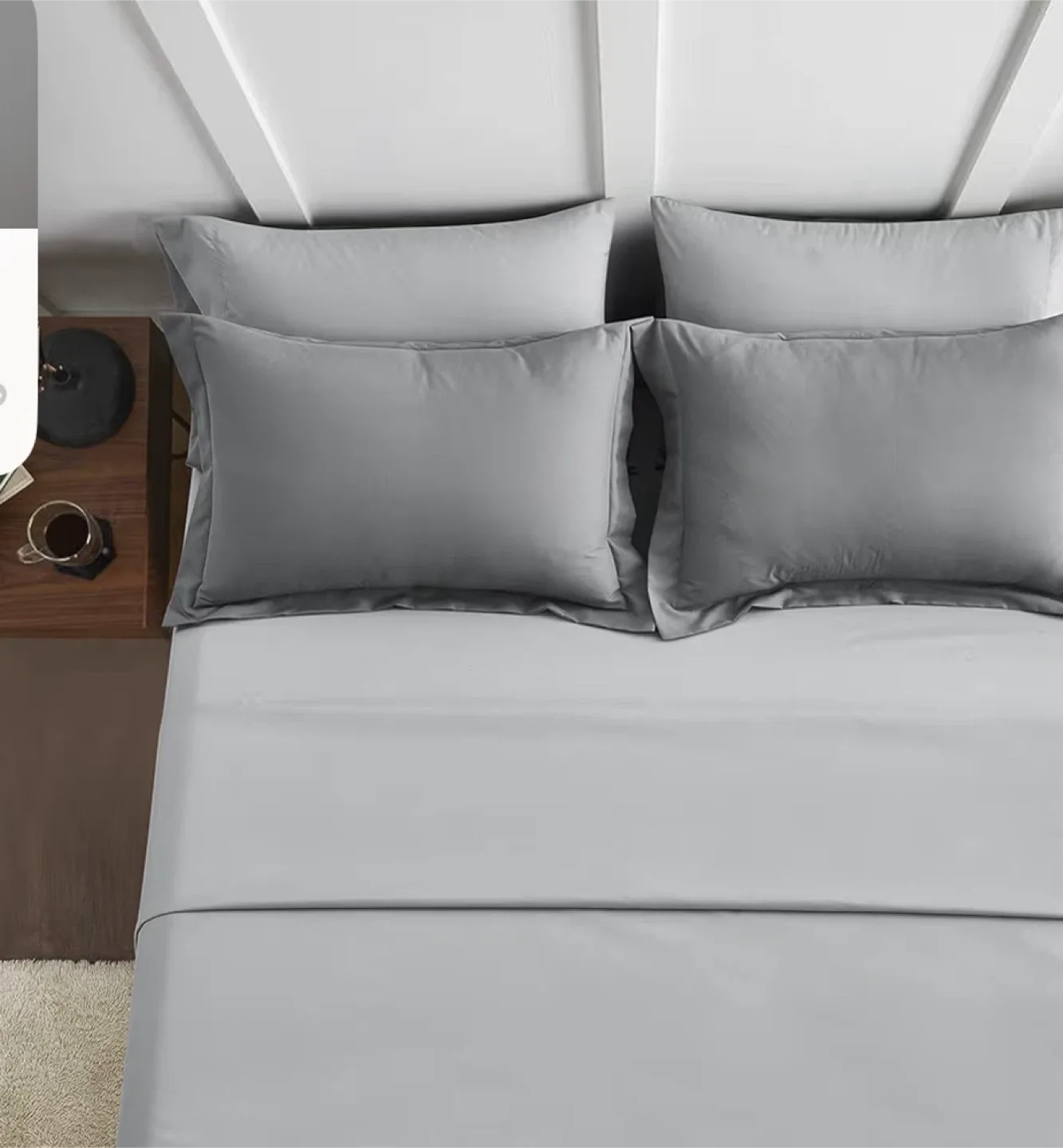 Grey Comforter Set 7 pieces image indicator(4)