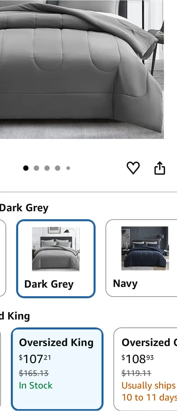 Grey Comforter Set 7 pieces image indicator(8)