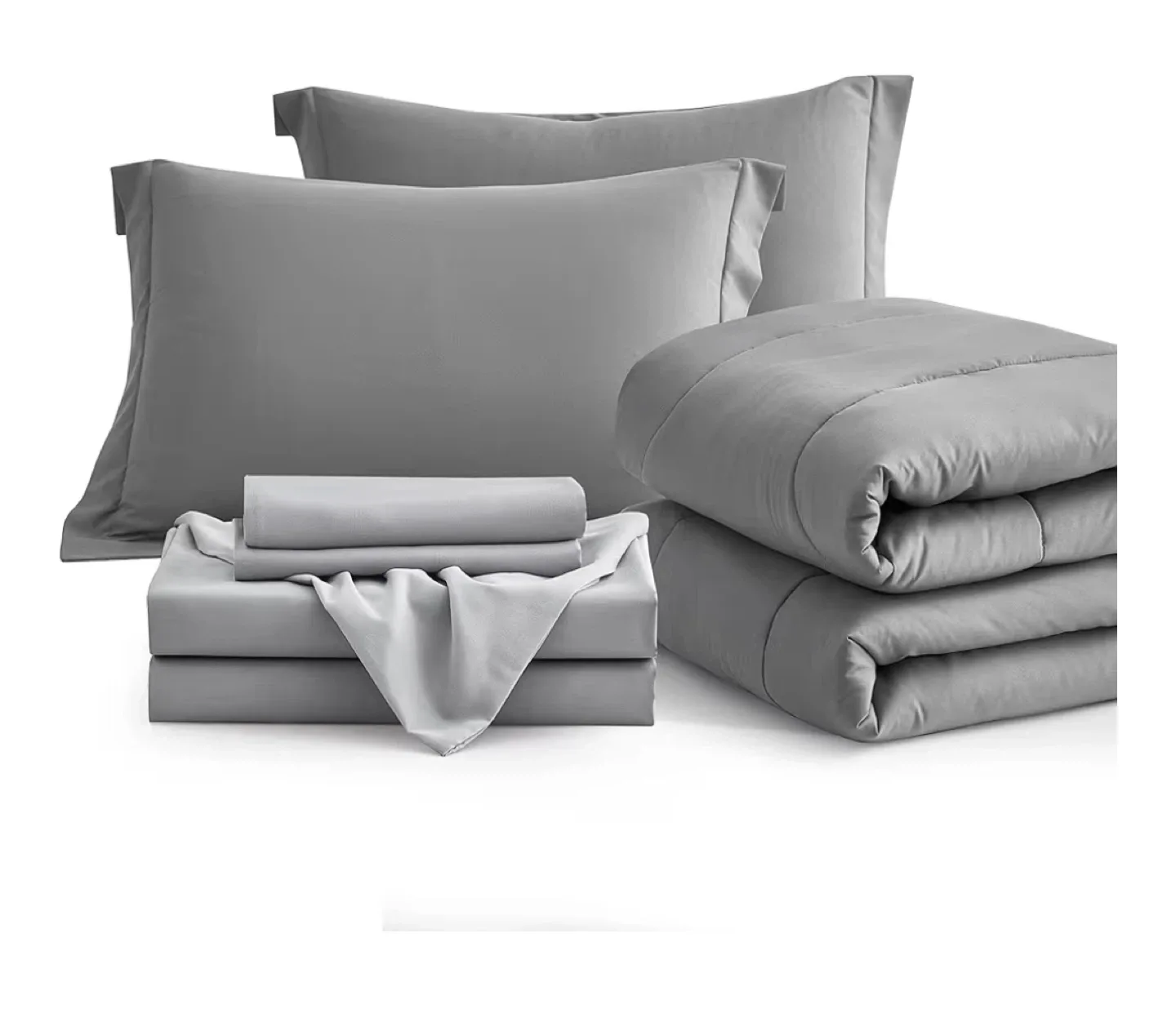 Grey Comforter Set 7 pieces image indicator(6)