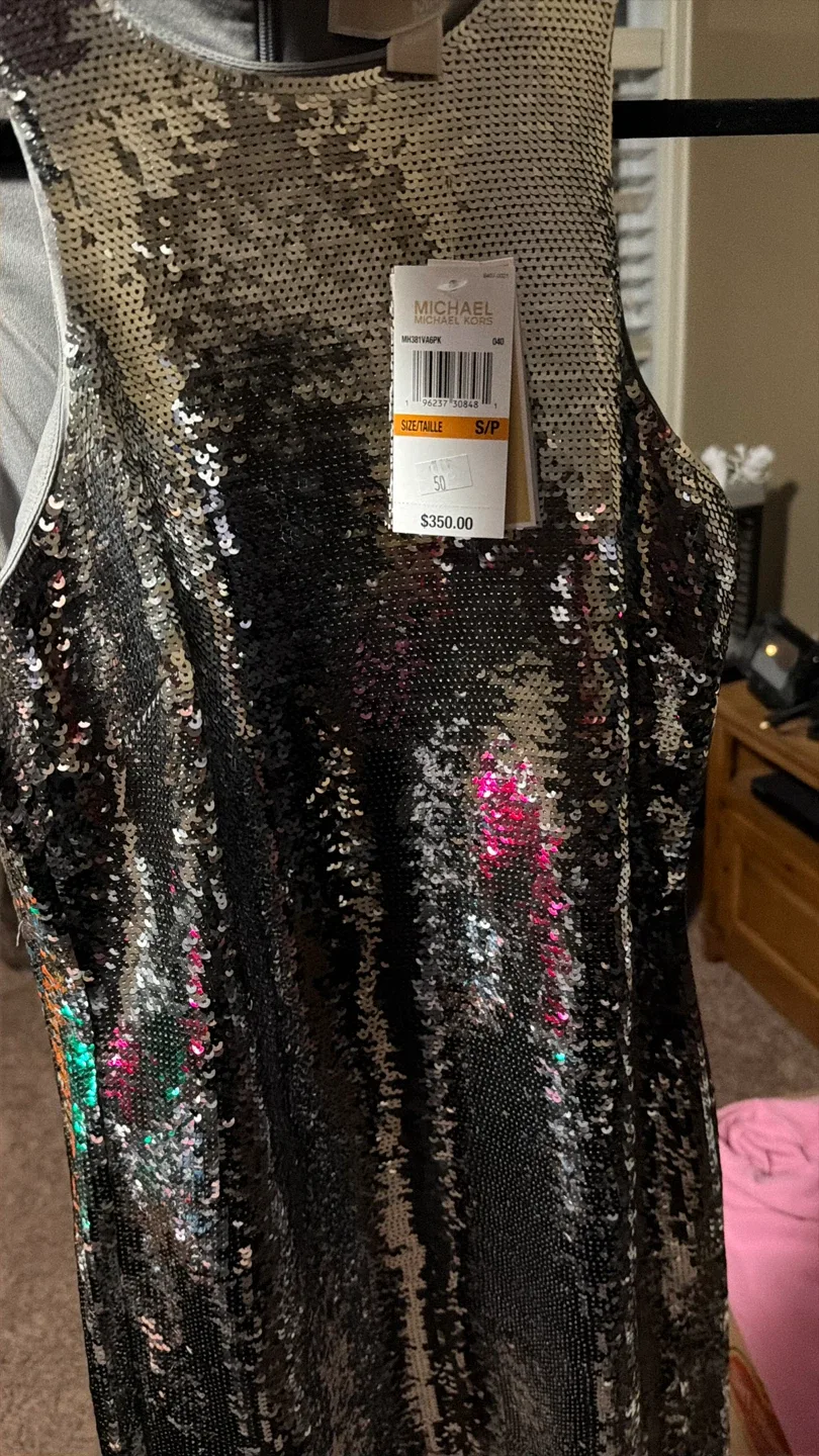 NEW Michael Kors Sequin Dress - Size S/P image indicator(2)