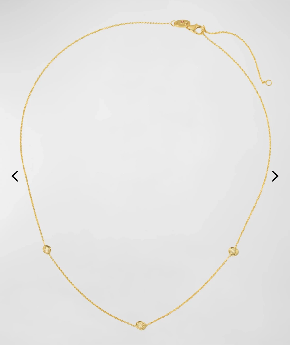 Roberto Coin 18k Gold 3-Diamond Necklace - photo 2