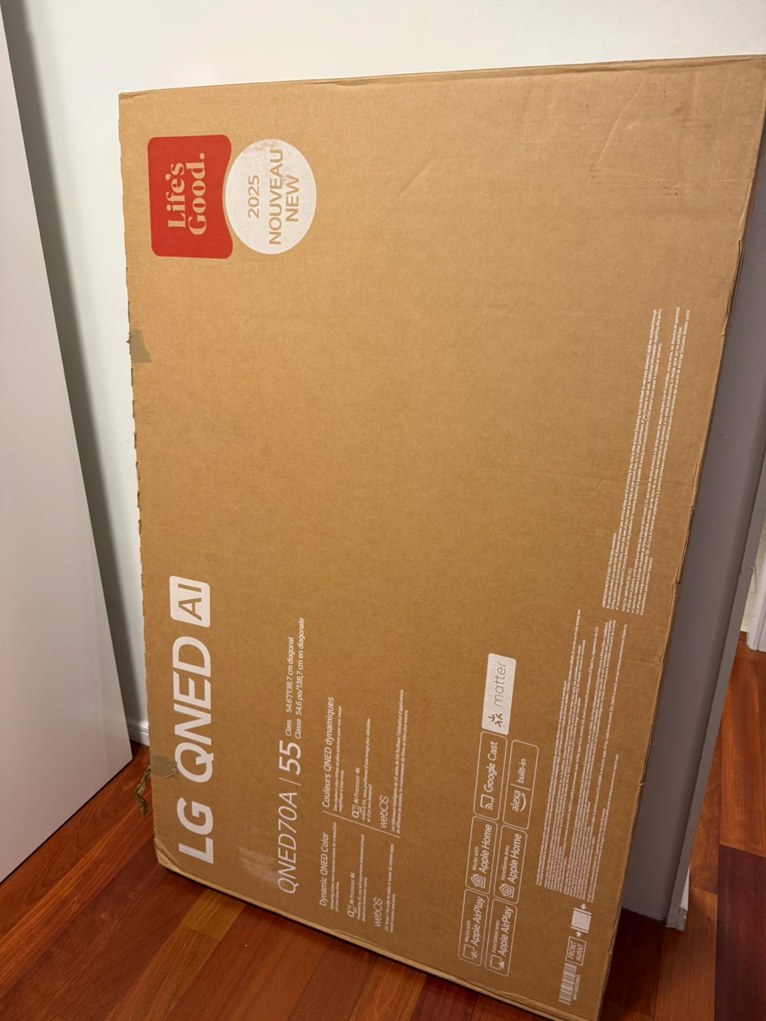 New LG 55" QNED70A 4K UHD Smart TV