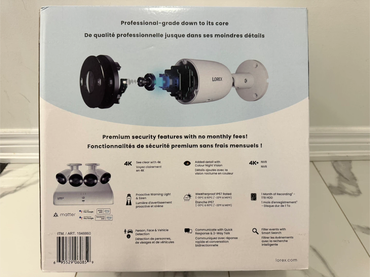 Lorex 4K Fusion NVR Security System - Brand New! - photo 5