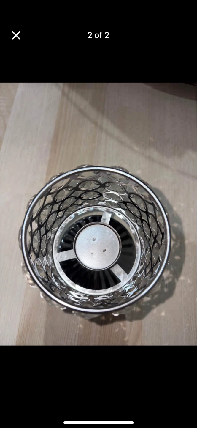 Silver Crystal Candle Holder($15) - photo 2