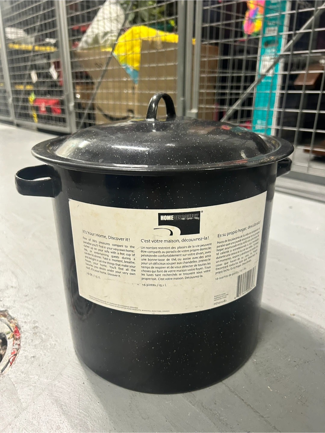 Home Discovery Stock Pot - 16 Quarts