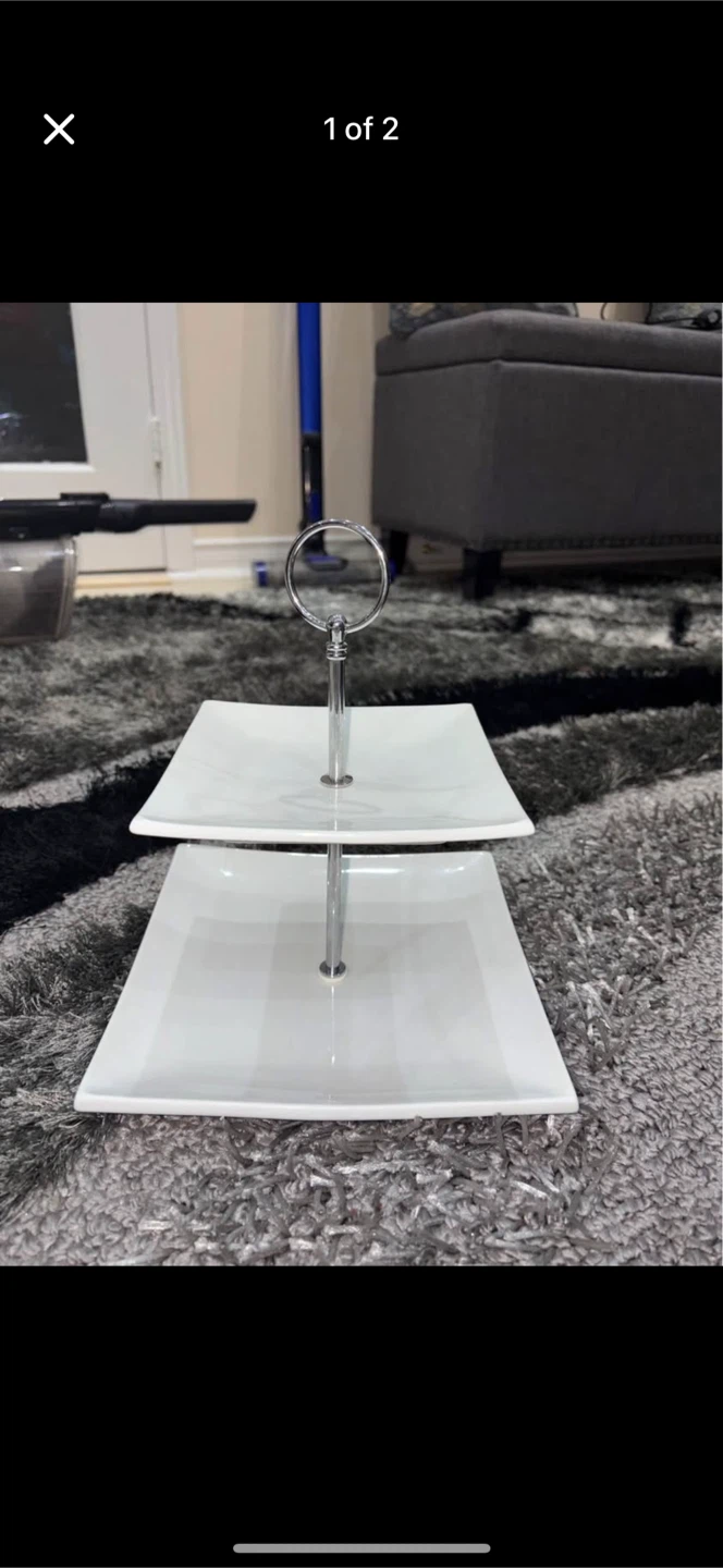 Two-Tier Square Serving Platter ($15) - photo 2