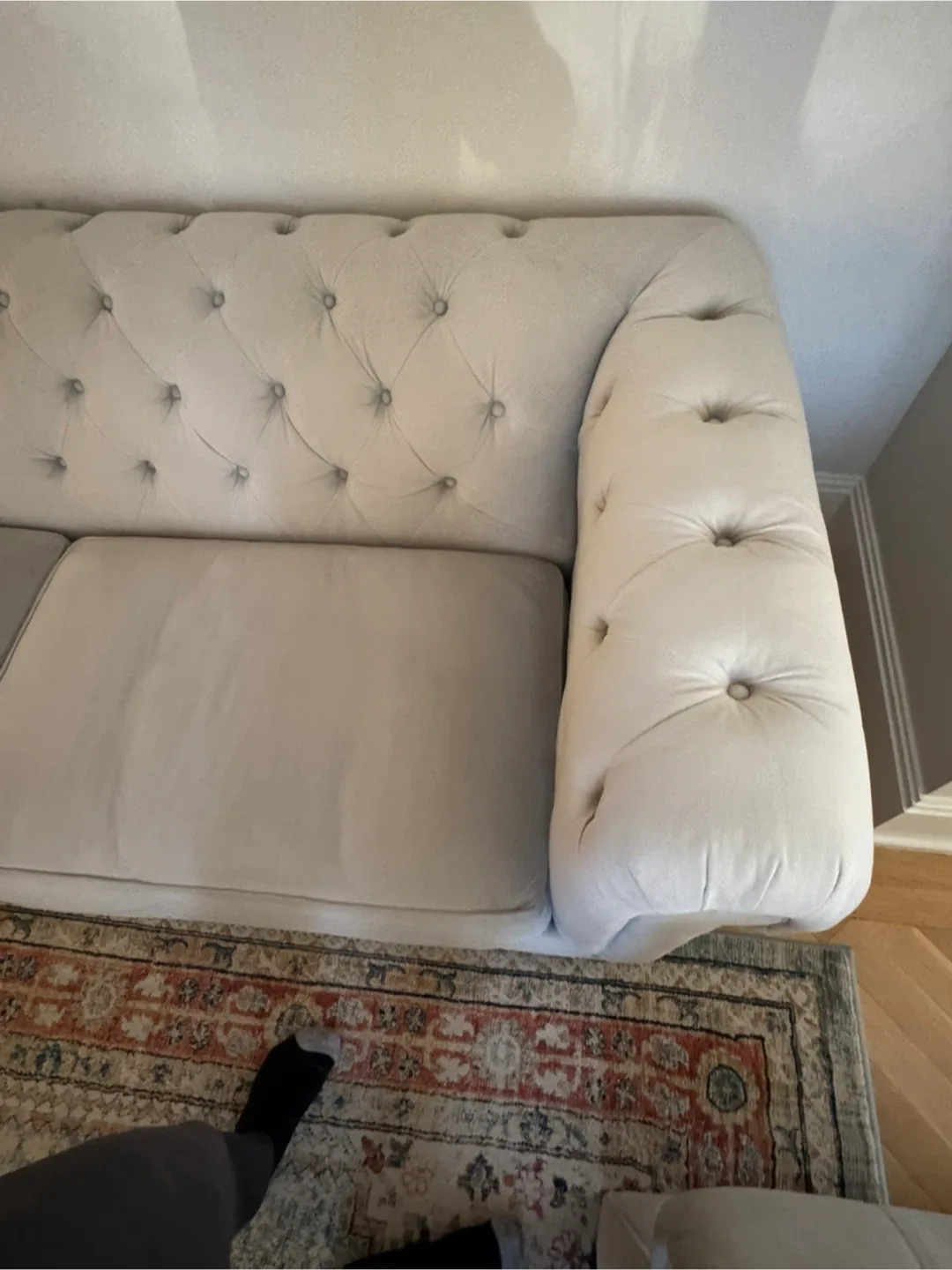 Chesterfield Style Sofa and Loveseat Set image indicator(5)