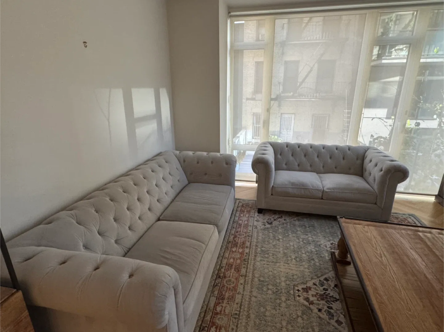 Chesterfield Style Sofa and Loveseat Set image indicator(8)