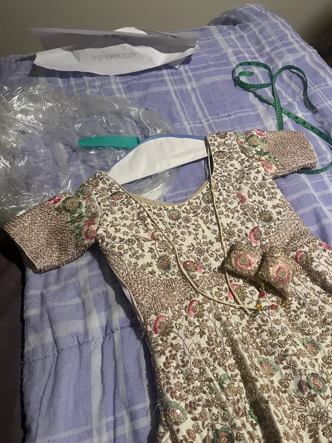 Embroidered Floral Lehenga Dress image indicator(6)