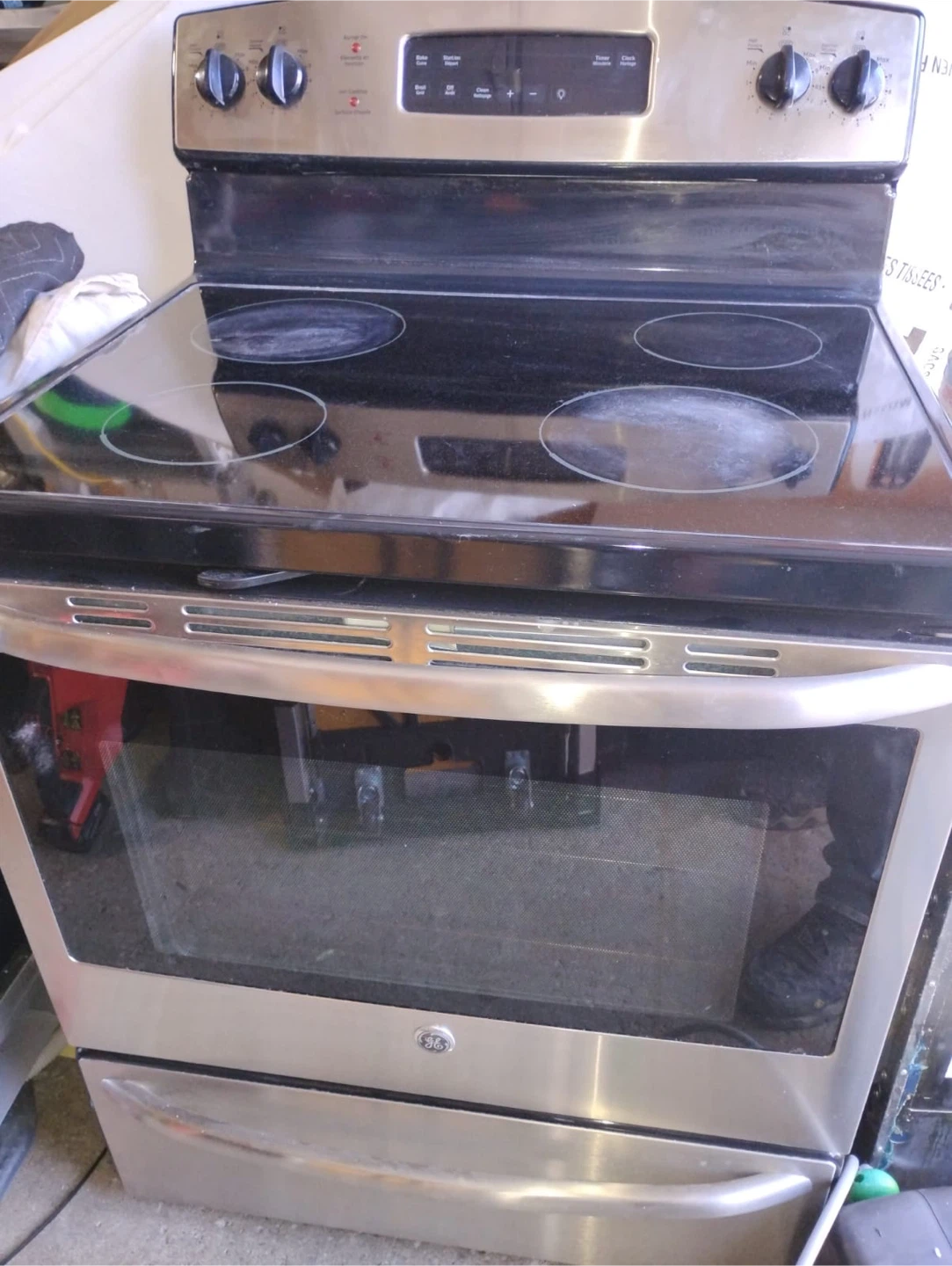 GE Stainless Steel Electric Range