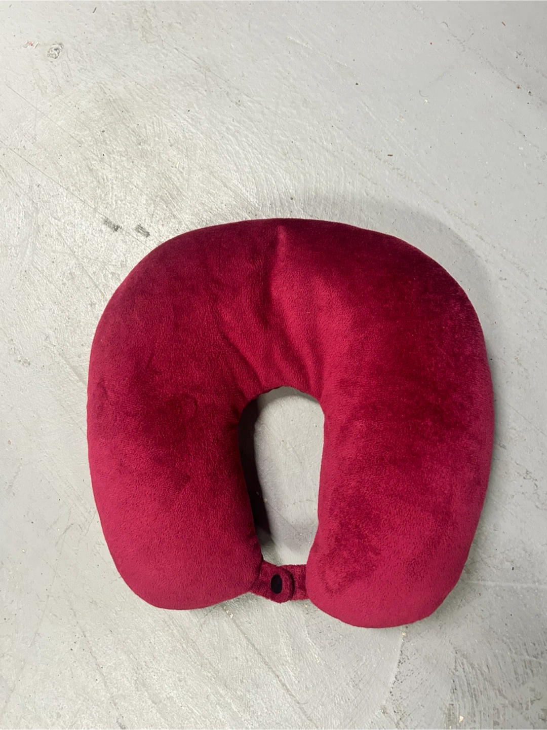 Maroon Travel Neck Pillow