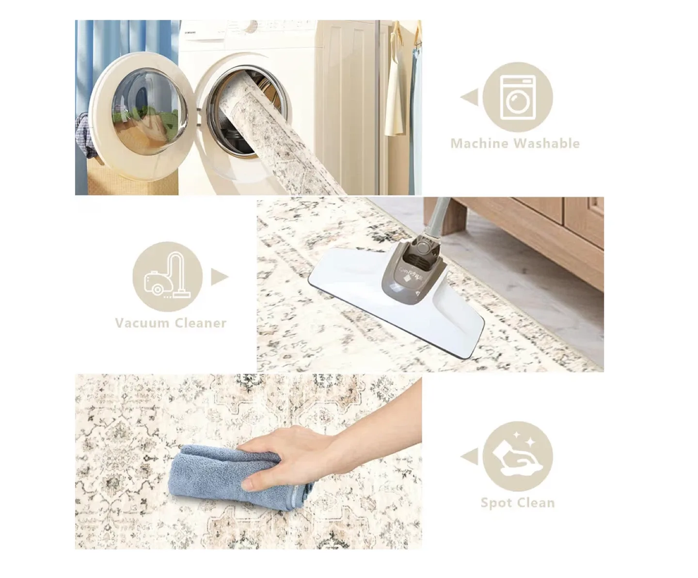 Area Rug - Soft Touch, Non-Slip Backing image indicator(4)