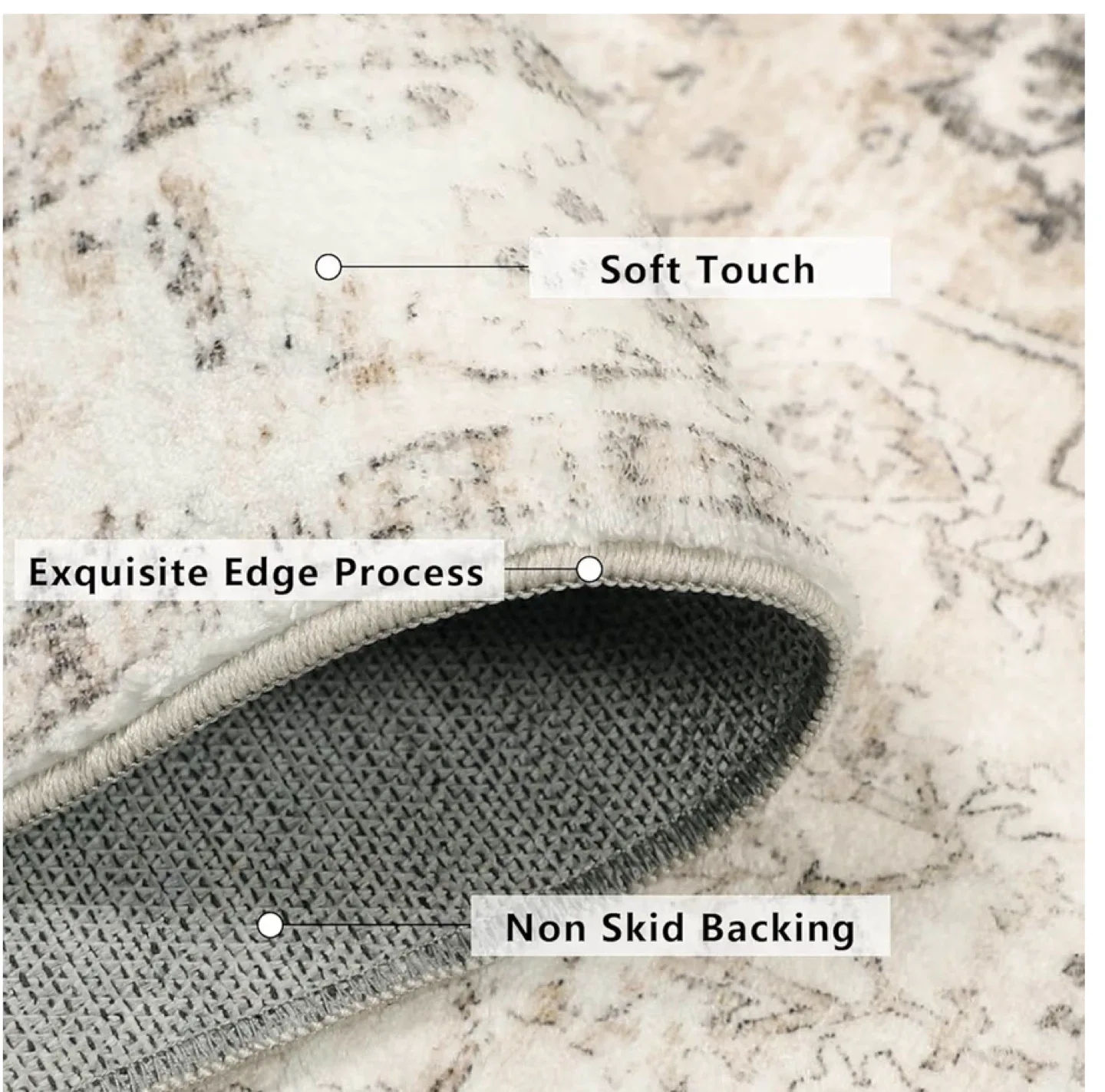 Area Rug - Soft Touch, Non-Slip Backing image indicator(3)