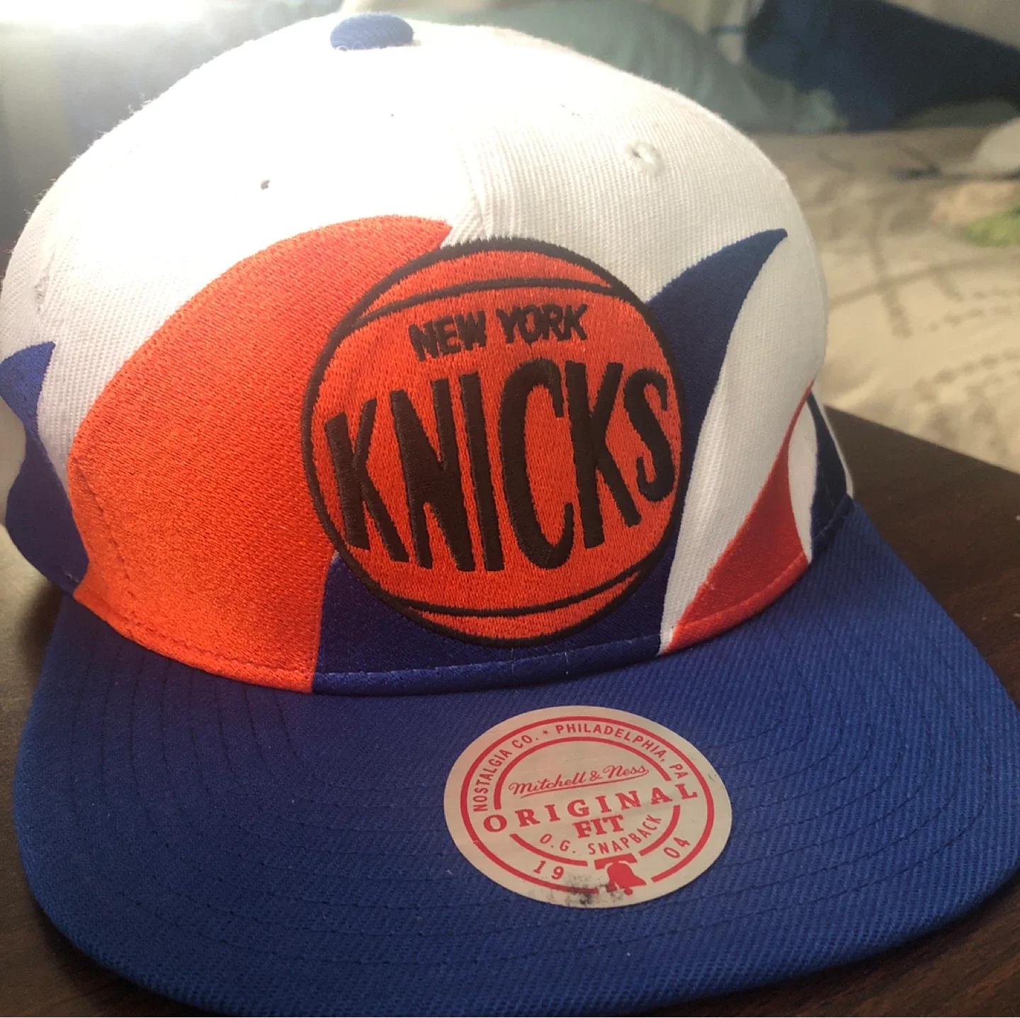 Mitchell & Ness Knicks Snapback Hat image indicator(2)