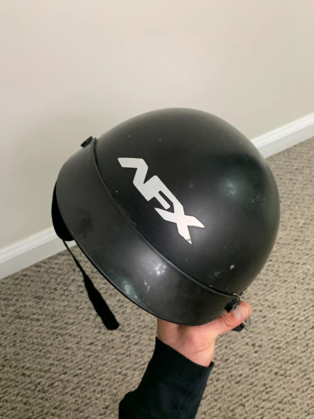 AFX Motorcycle Helmet - Black / medium - photo 5