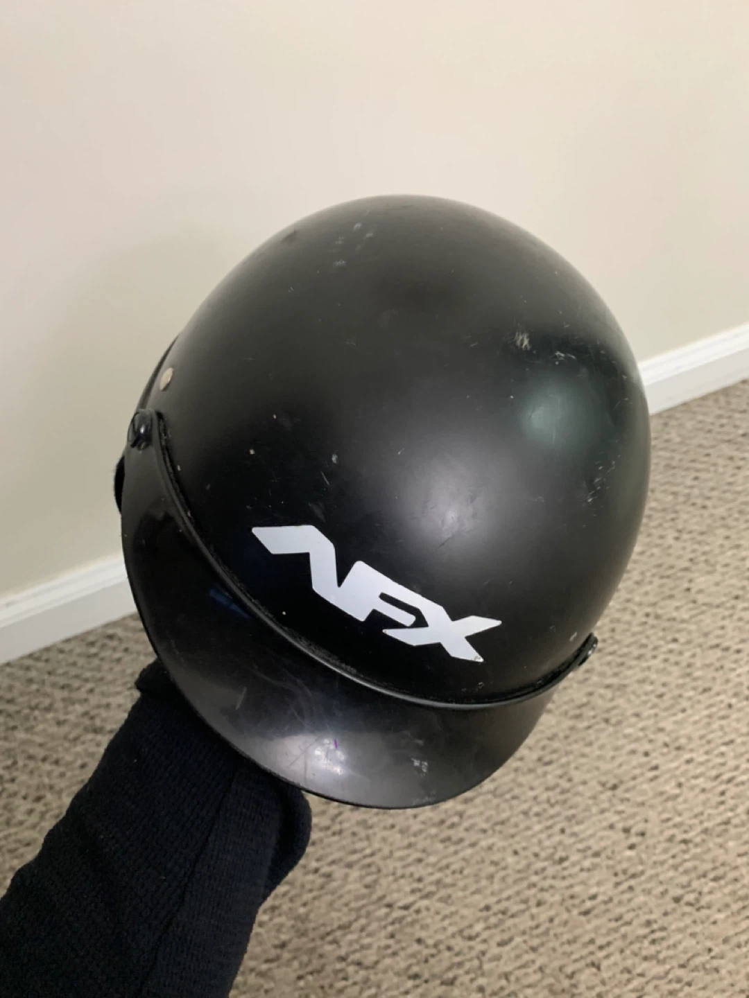 AFX Motorcycle Helmet - Black / medium - photo 2