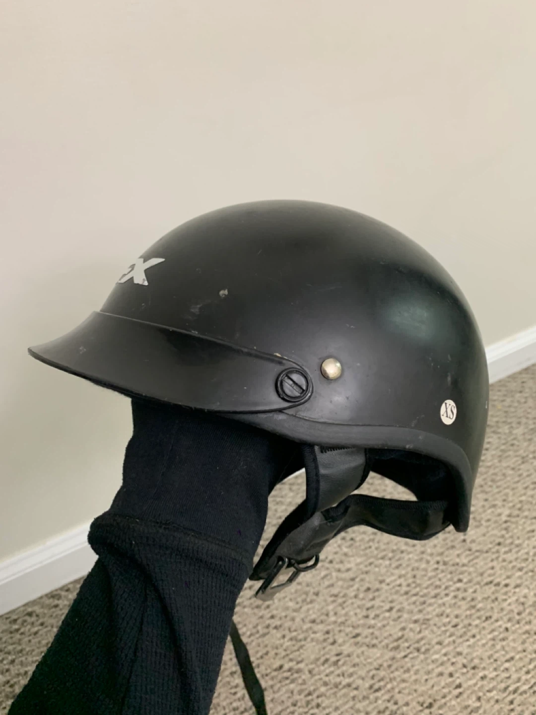 AFX Motorcycle Helmet - Black / medium - photo 3