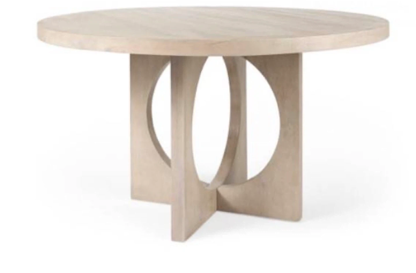 Artesanos Liesl Round Dining Table - Barely Gray - photo 3