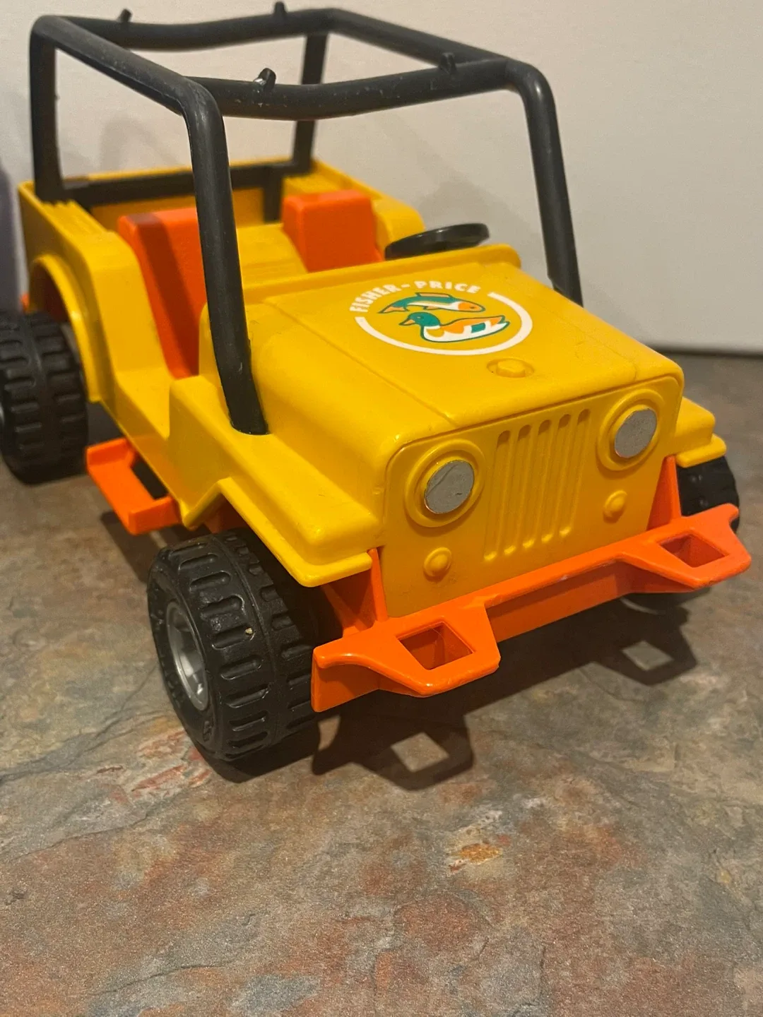 Vintage 1977 Fisher Price Adventure People Jeep and Tent image indicator(2)