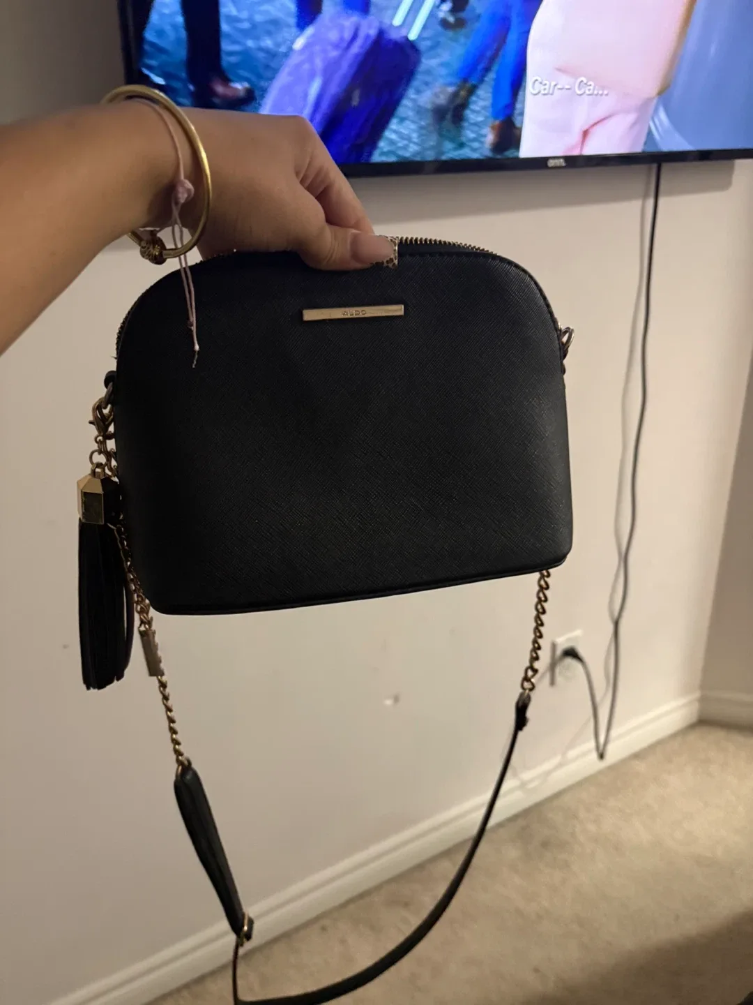 Aldo Black Shoulder Bag